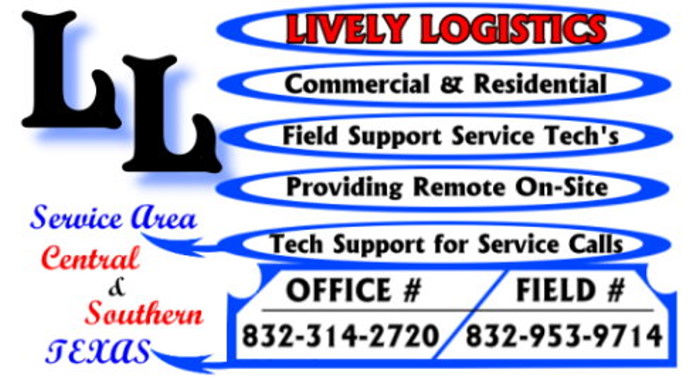 LIVELY LOGISTICS - Field Service Tech Support